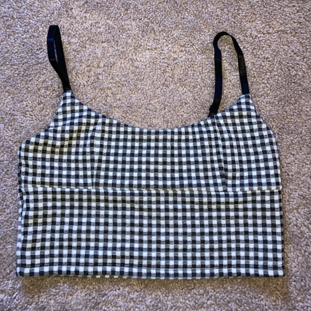 black and white tank top from Forever 21, size small